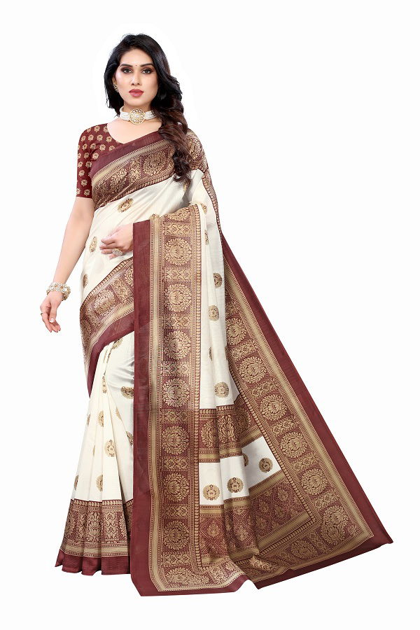 Printed Art Silk 9 Printed Regular Wear Saree Collection